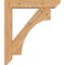 Ekena Millwork Westlake Slat Smooth Bracket w/ Offset Brace, Western Red Cedar, 5 1/2"W x 26"D x 30"H BKT0604X26X30WTL06SWR - alternate 4